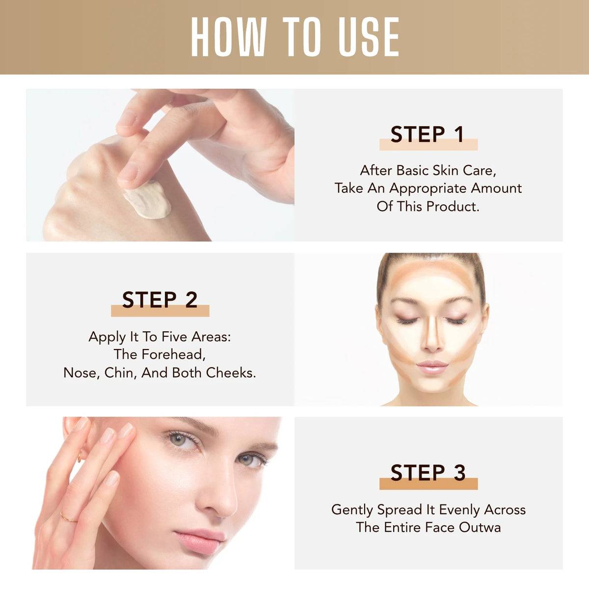 2-Pack Liquid Foundation – Full Coverage Oil Control, 3 Shades