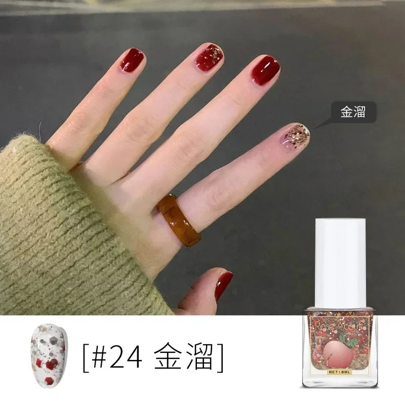 Handaiyan 8ml Water-Based Peel-Off Nail Polish | Quick Dry