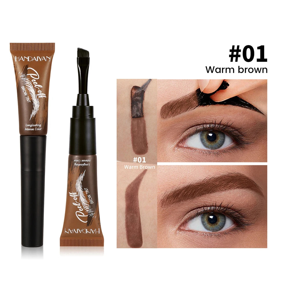 Semi-Permanent Peel-Off Eyebrow Tint – Waterproof Natural Brown