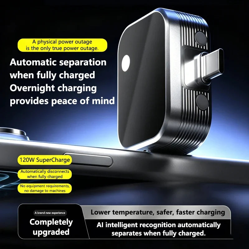 SAMMY 140W GaN USB-C Fast Charger | AI Auto Power-Off