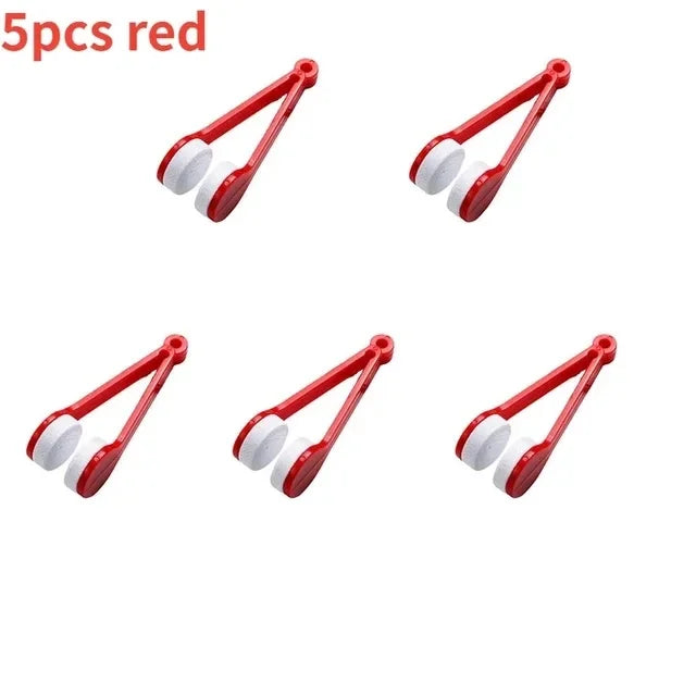 Two-Side Microfiber Glasses Cleaning Brush | Portable Lens Cleaner
