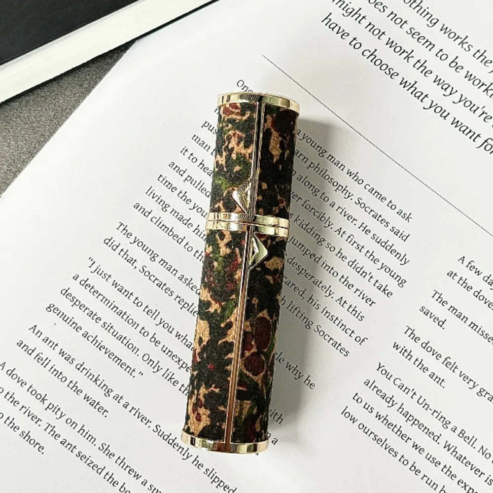 Portable Leather 5ml Perfume Spray Bottle – Ultra-Fine Mist