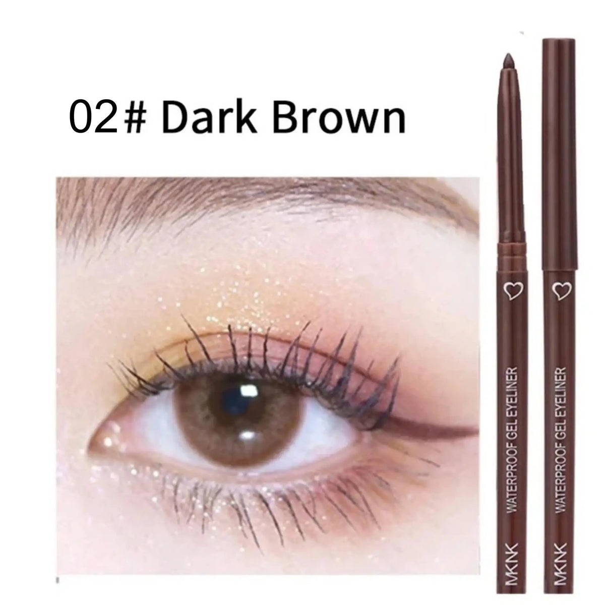Waterproof Eyeliner Pencil – Brown, Black & Blue Long-Lasting