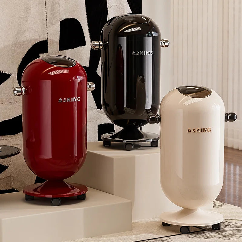 Touch-Free 12L Trash Can – Floating Lid Waste Bin | SAMMY