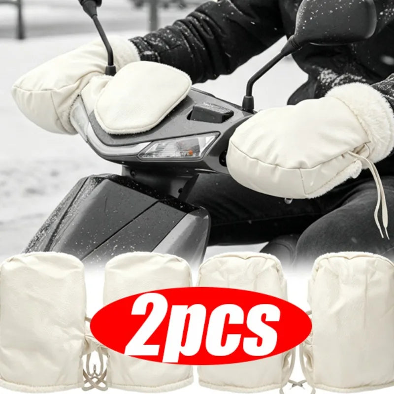 Windproof Winter Handlebar Muffs for Motorcycle & Scooter