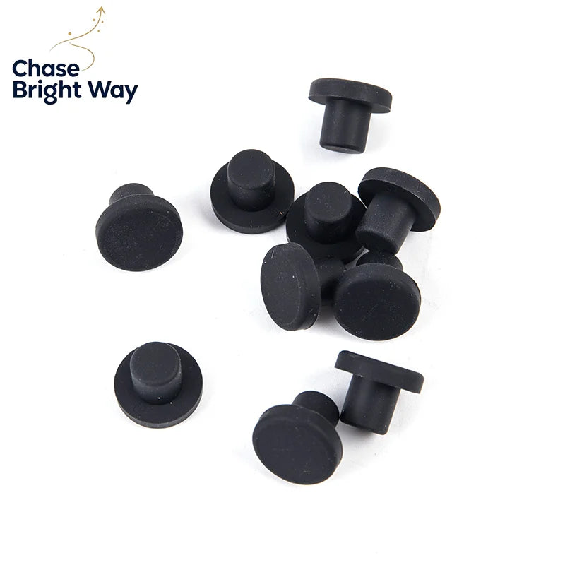 Silicone Rubber Hole Plugs 10-Pack – 3–12mm Heat Resistant Caps