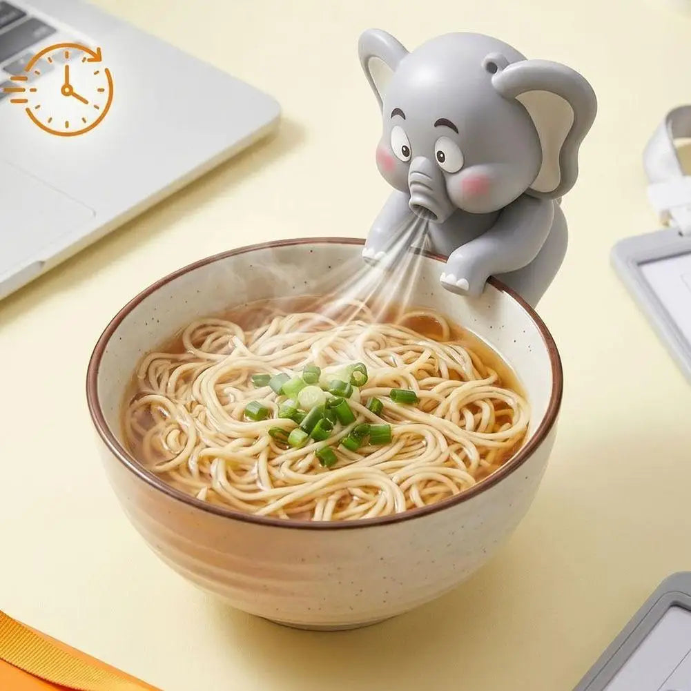 Cute Animal Clip-On Food Cooling Fan – 3 Speeds USB