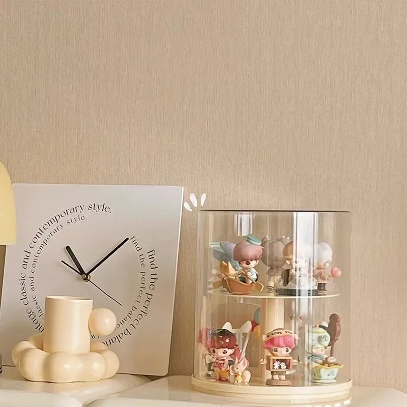 Rotating Multi-Layer Display Rack for Figures & Collectibles
