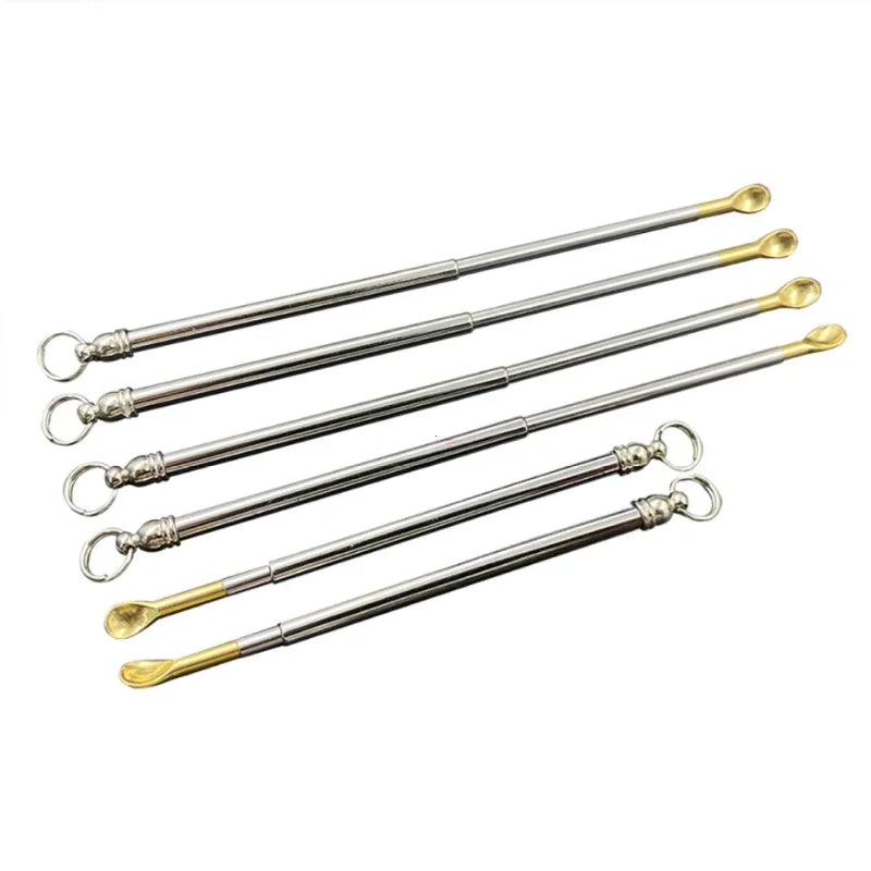 Scalable Brass Ear Wax Curette with Keyring – Copper Ear Spoon