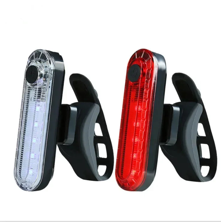 USB Rechargeable LED Bike Tail Light – Rear Cycling Safety Light