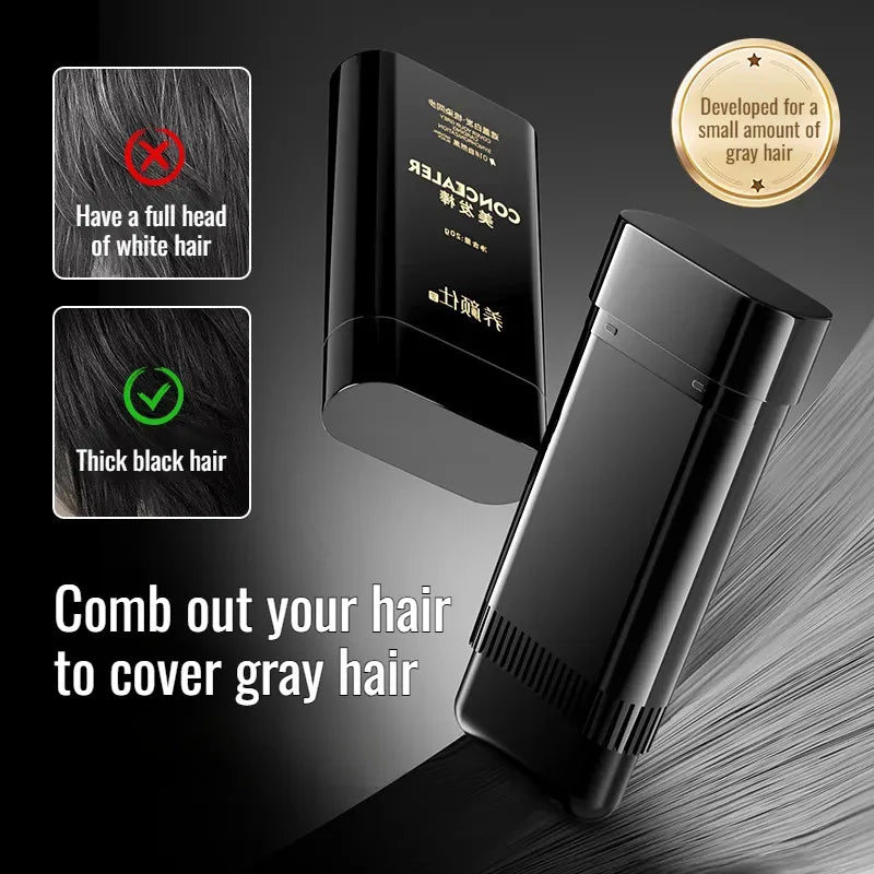 Temporary Hair & Beard Color Stick – Instant Touch-Up Pen