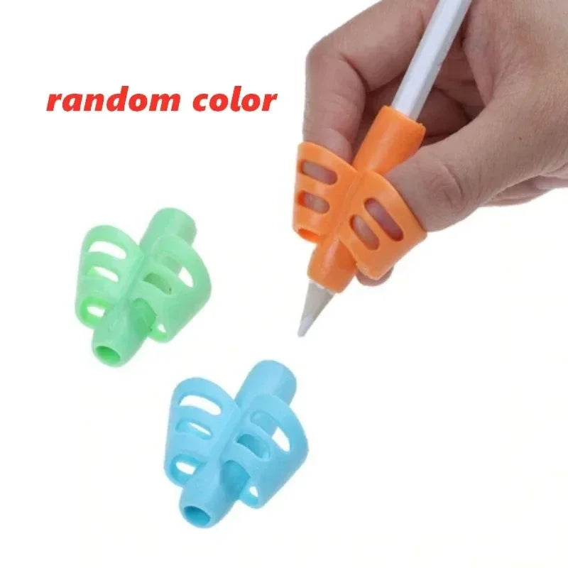 Silicone Pencil Grip Posture Corrector for Kids – 3-12 Pack