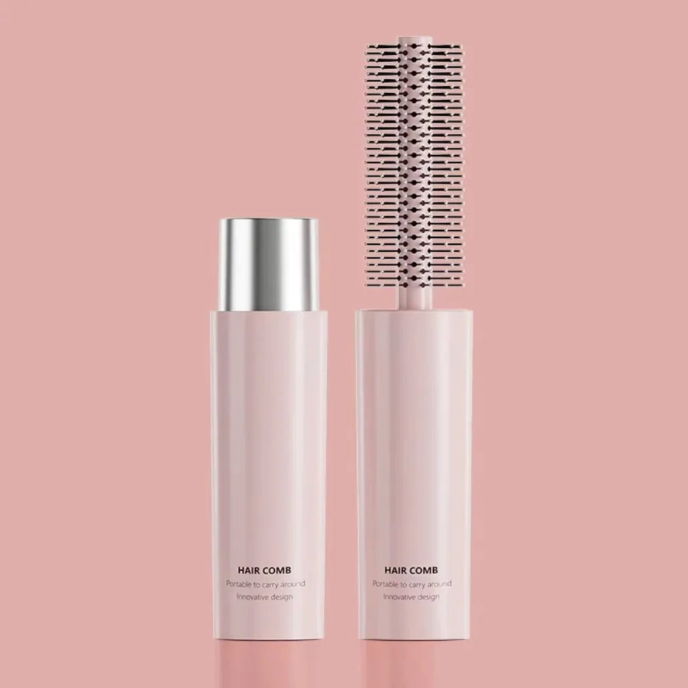 Portable Detachable Round Hair Brush – Wet & Dry Travel Comb