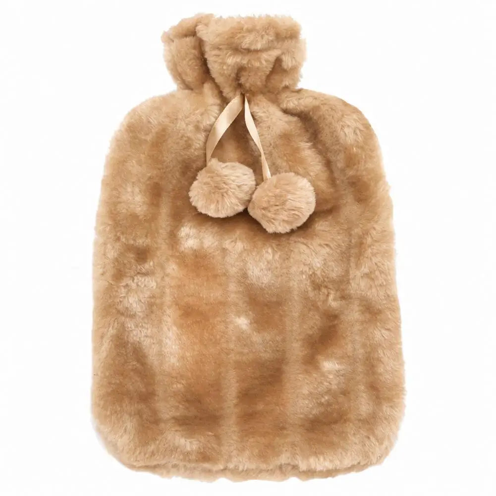 Plush Hot Water Bottle Cover – Washable 2L Bag Sleeve