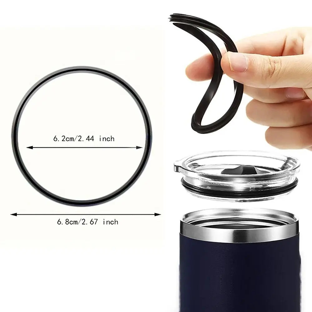 Silicone Lid Gasket for 16oz & 20oz Travel Mug Tumbler | 1-4 Pack