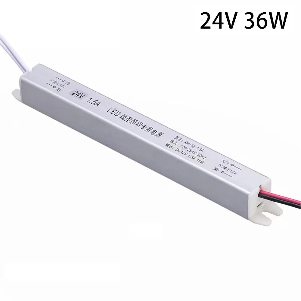 LED Driver Power Supply AC220V to DC 12V/24V | 18W–60W