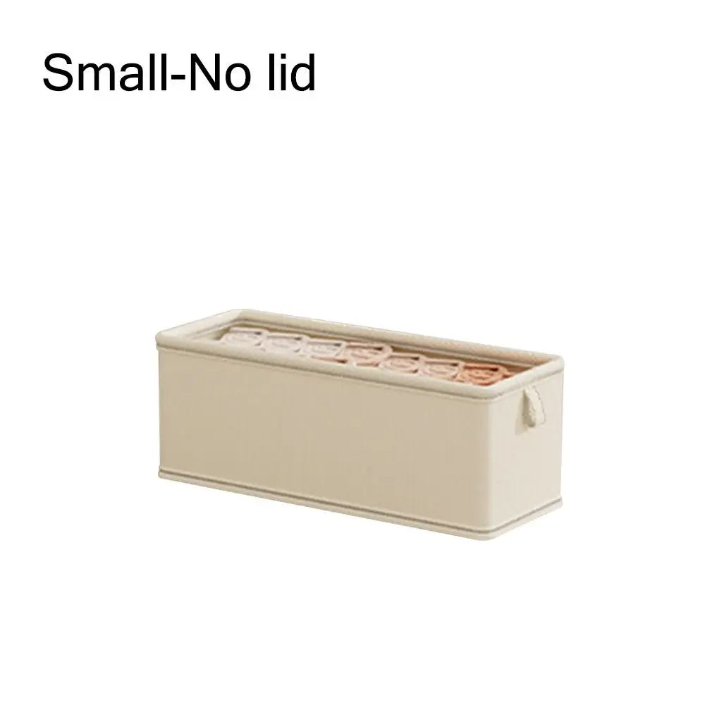 Visual Clothes Storage Box with Lid – Dustproof Drawer Organizer