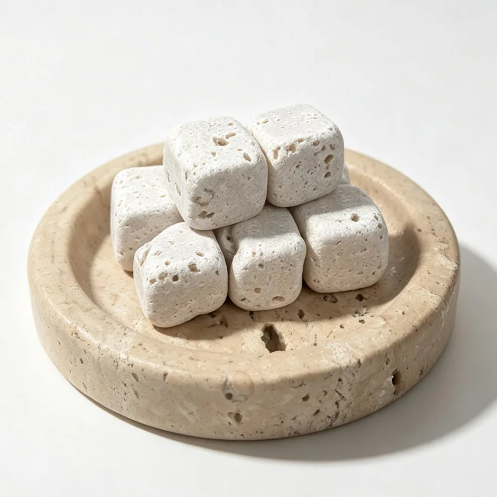 Travertine Aroma Stone Diffuser – Flameless Essential Oil Diffuser
