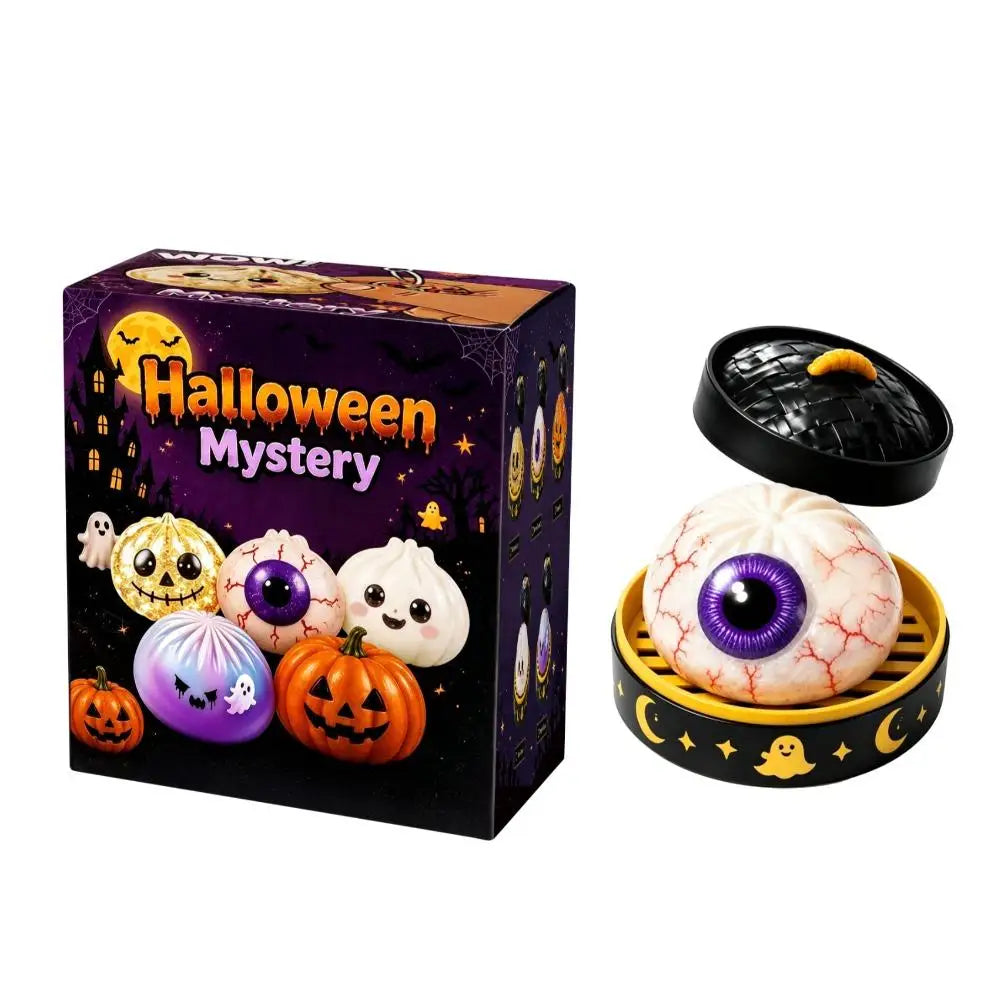 Halloween Ghost Dumpling Slow Rising Squeeze Fidget Toy