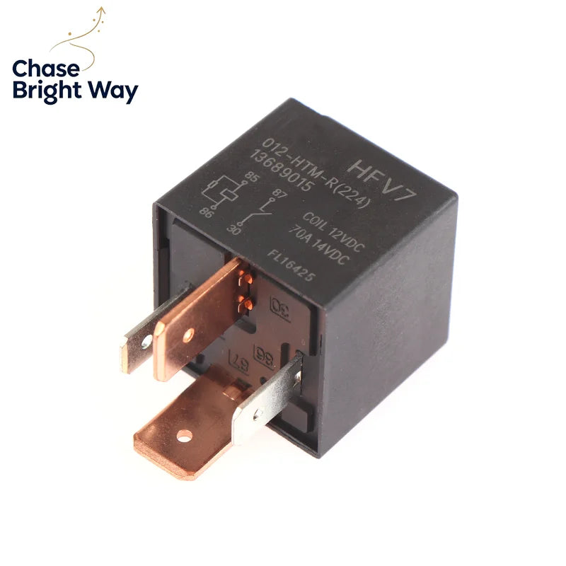 HFV7 012-HTM-R 12V 70A 4-Pin Car Relay – 12VDC Auto Switch