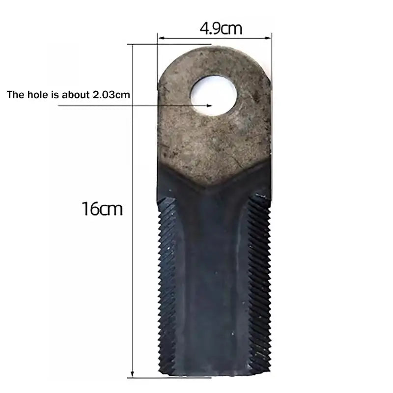 Grass Shredder Serrated Knife Hammer – Lawn Mower Accessory