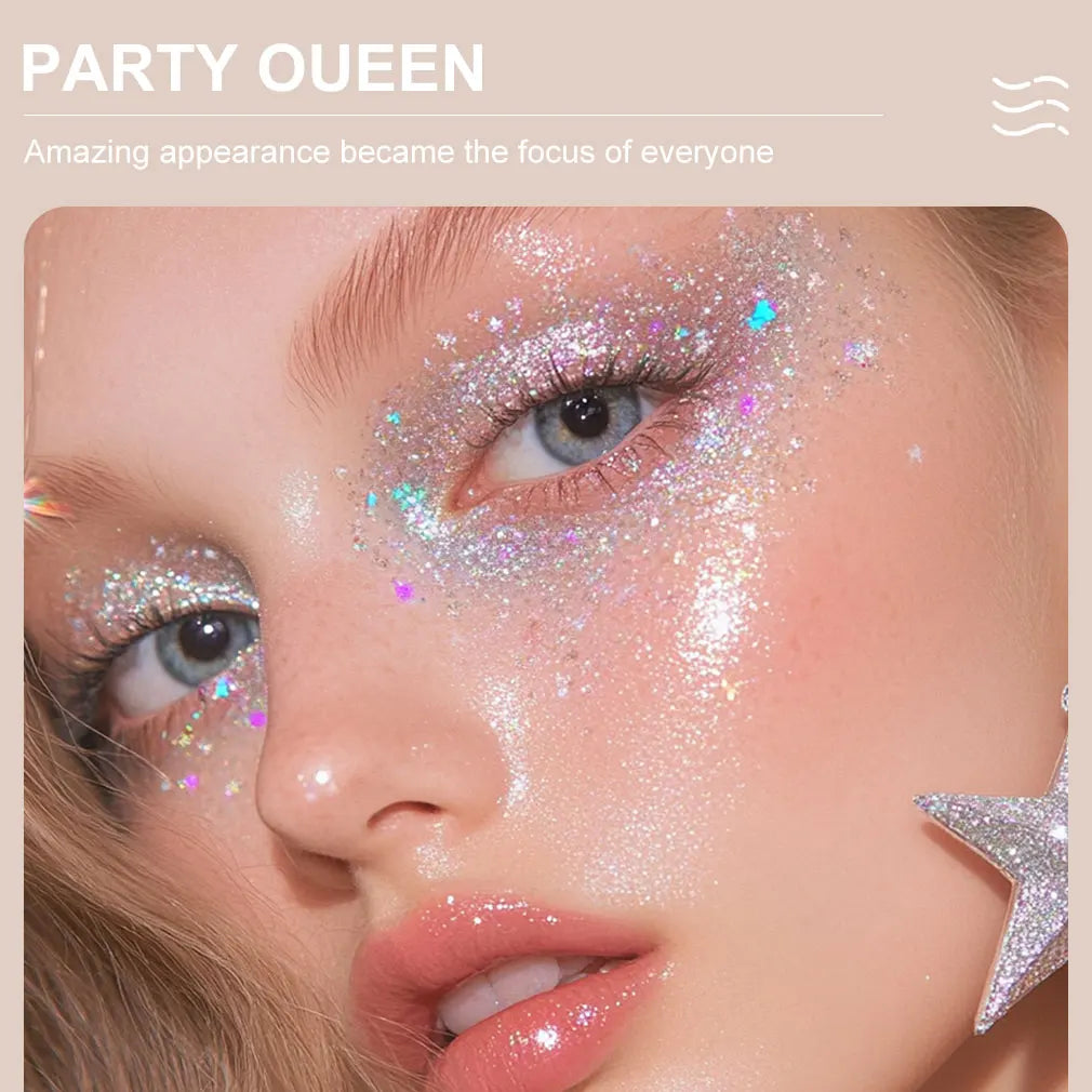 YTRUNS Shimmer Glitter Body Highlighter Spray – Glow Mist