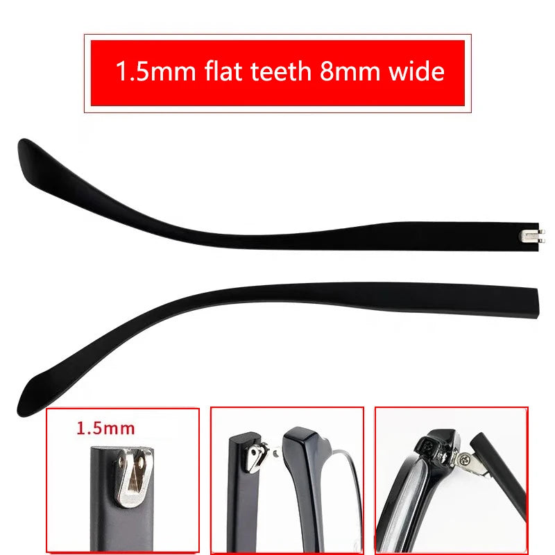 TR90 Replacement Eyeglasses Temple Arms – Anti-Slip Pair