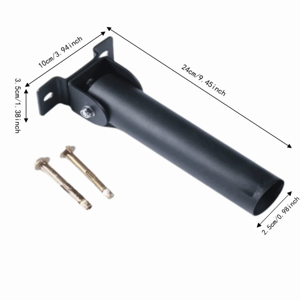 Wall Mount Landmine Training Sleeve & Weight Bar Bracket 3-Pack