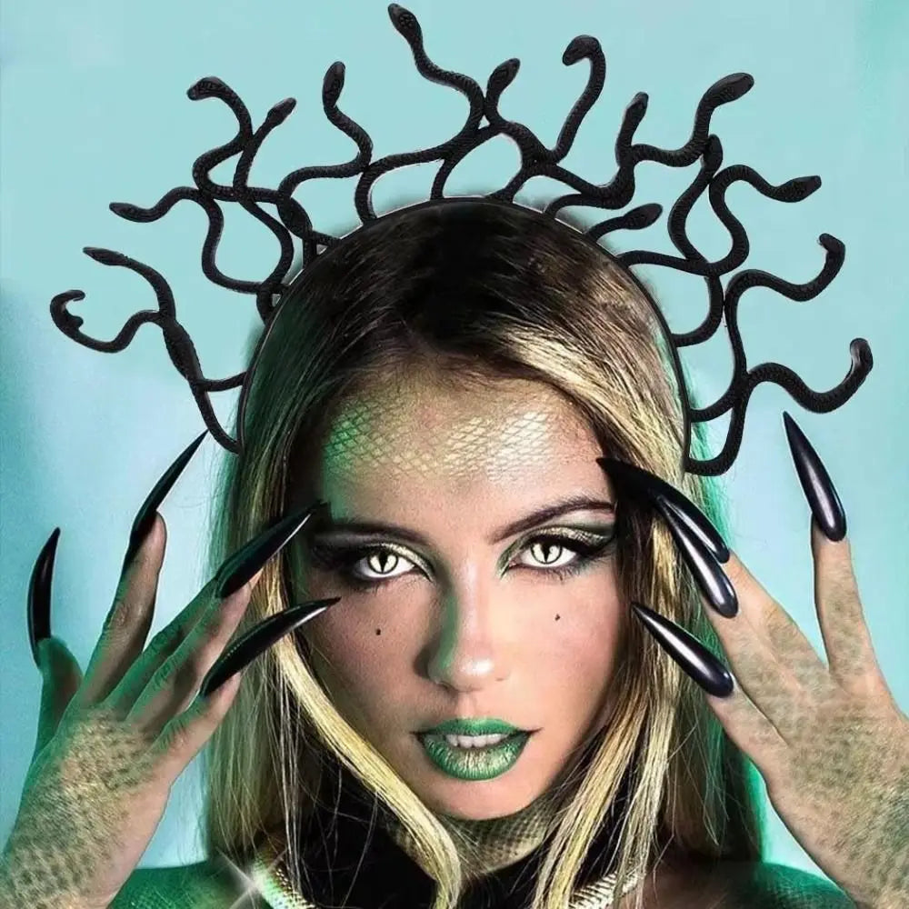 Medusa Snake Headband – Halloween Cosplay Greek Mythology Prop
