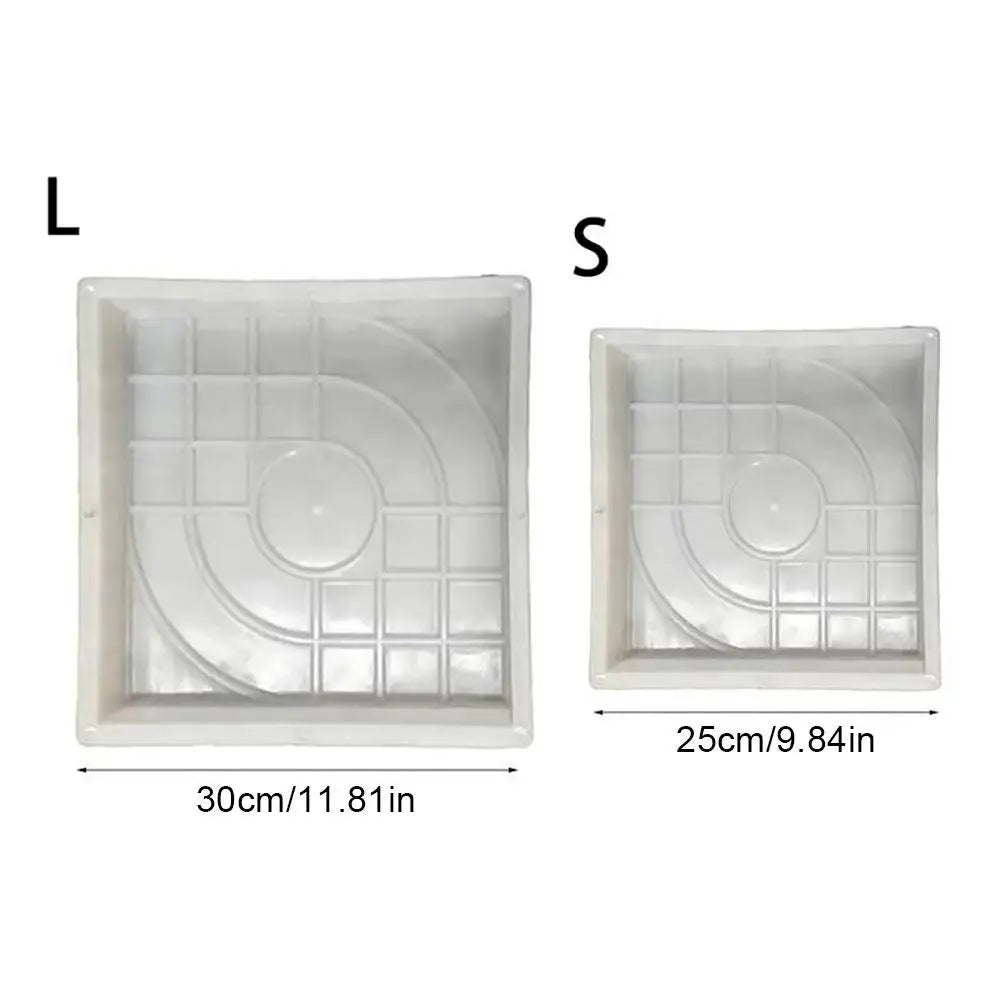 Square Plastic Stepping Stone Mold – Reusable DIY Paver