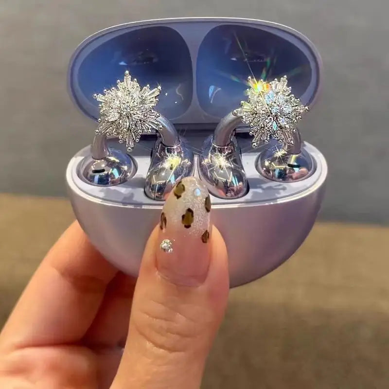 Butterfly Rhinestone Clip-On Earbud Charms | DIY Earphone Decor