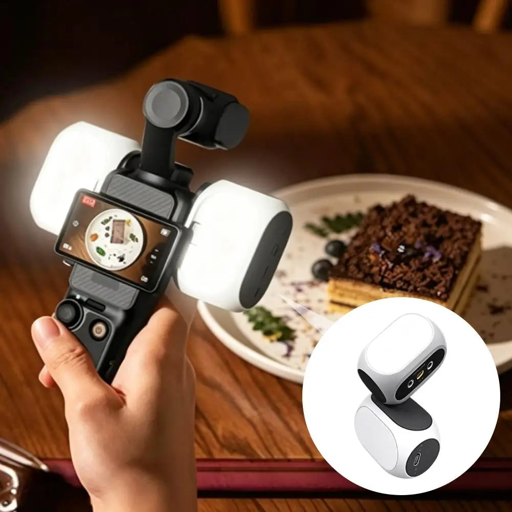 Magnetic LED Fill Light for DJI OSMO Pocket 3 & 4 Vlog