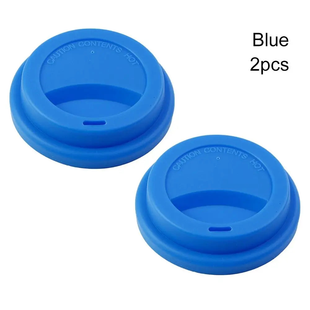 Silicone Cup Lids 2-Pack – 9.5cm Universal Mug Covers