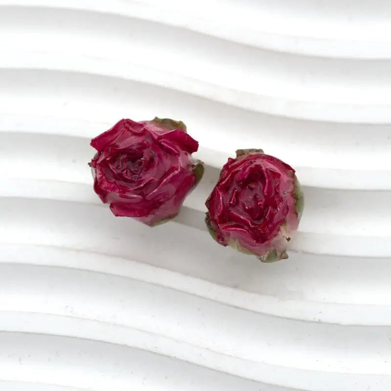 Real Preserved Rose Charms – 2 Pcs DIY Jewelry Making Set