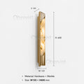Slim Marble LED Wall Sconce – Vertical Ambient Wall Light