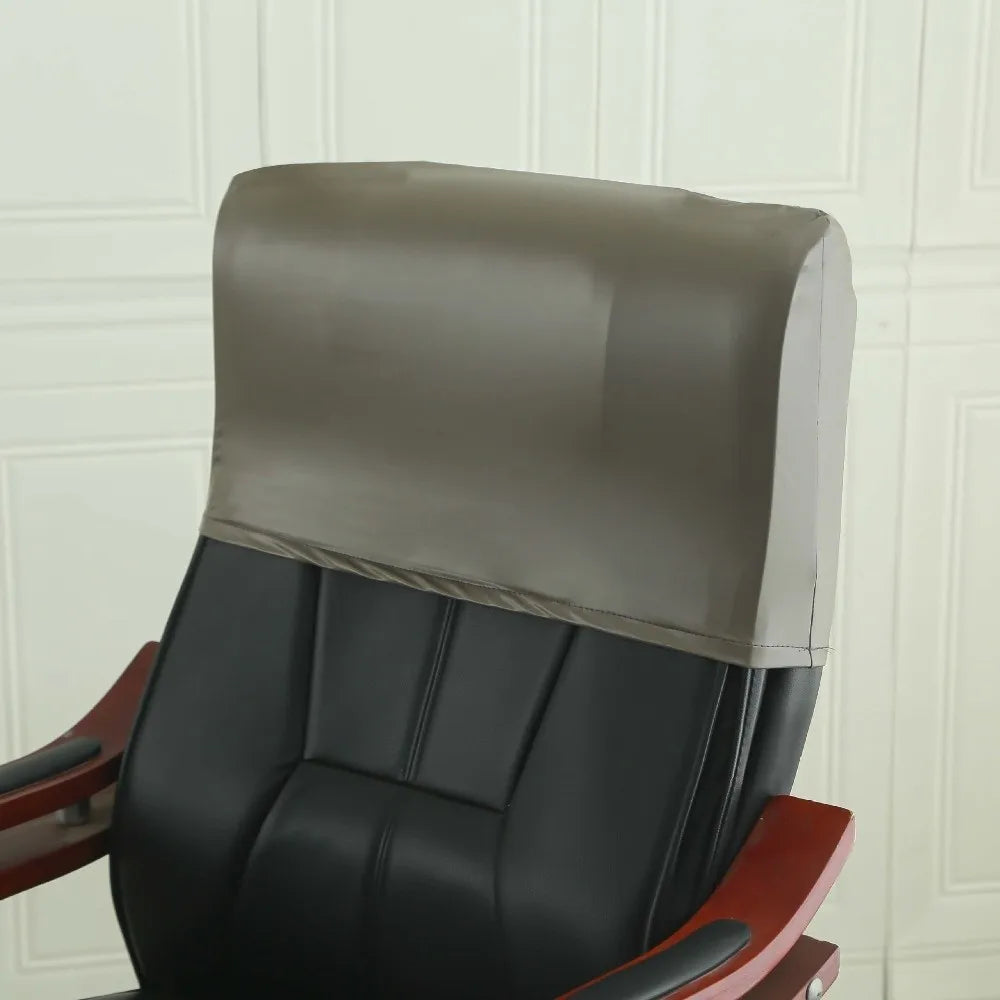Waterproof Leather Chair Headrest Cover – Elastic Backrest Protector