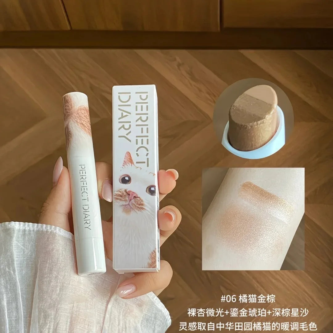 PerfectDiary 3-in-1 Tri-Color Shimmer Eyeshadow Stick Pen