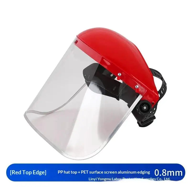 Garden Trimmer Safety Helmet with Full Face Mesh Shield
