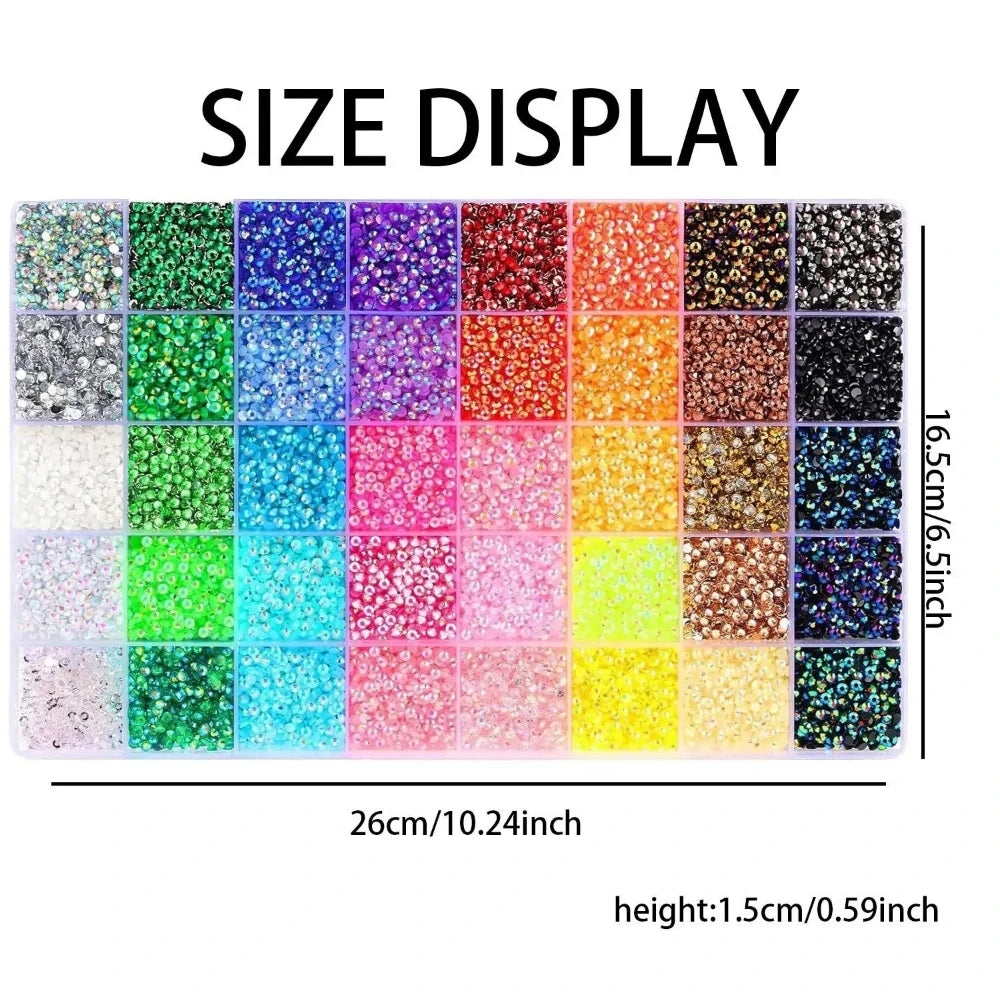 Resin Rhinestone Bedazzling Kit – 3mm Flatback Jelly Gems 15/24/40
