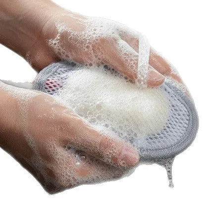 Mesh Soap Bag Foaming Exfoliator Pouch – 1–8 Pack Bath Scrubber