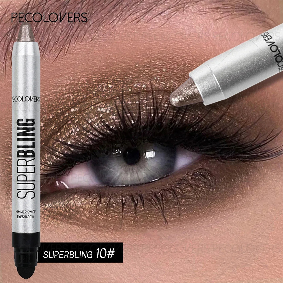 SAMMY Green Glitter Eyeshadow Pen – Waterproof Shimmer Makeup