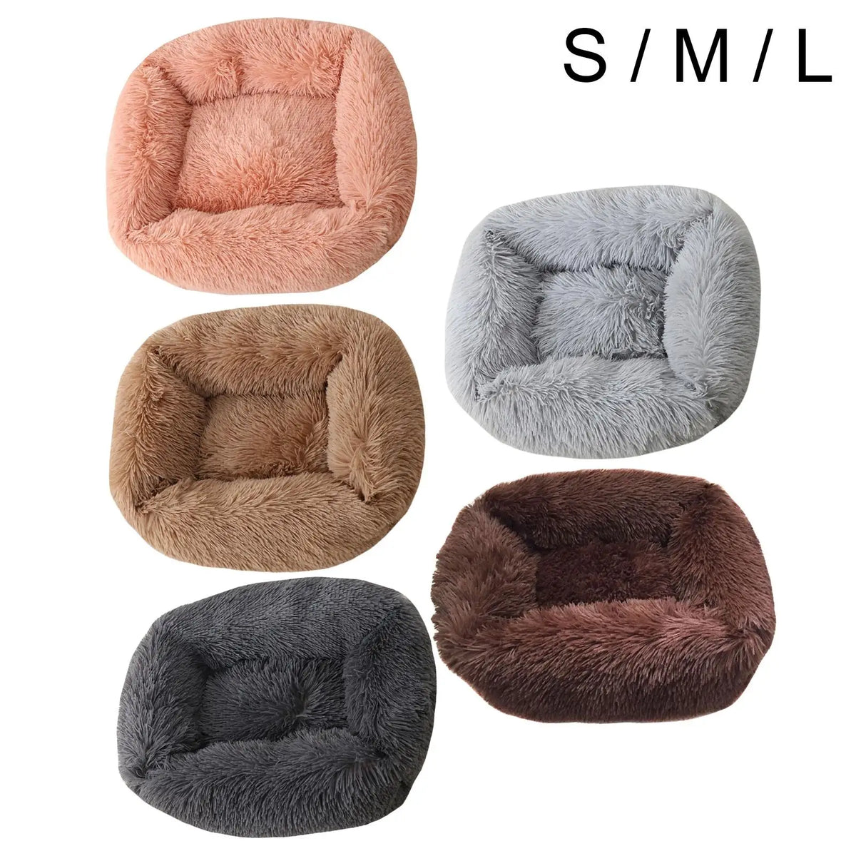 Plush Winter Pet Bed – Warm Kennel for Small & Medium Dogs Cats