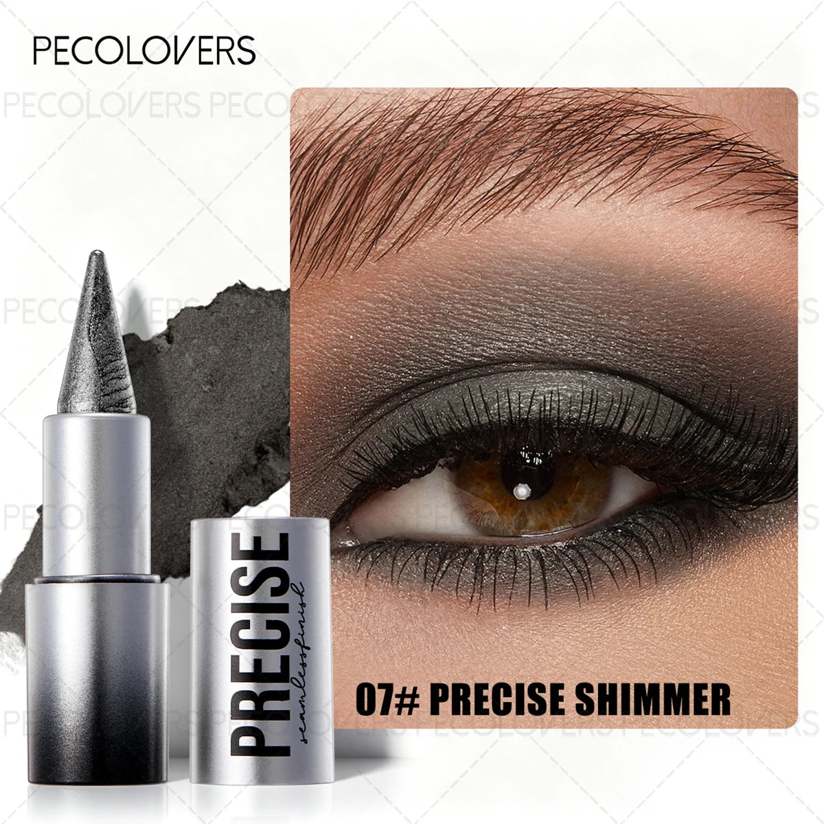 PECOLOVERS Matte Eyeshadow Palette & Waterproof Pencil Set