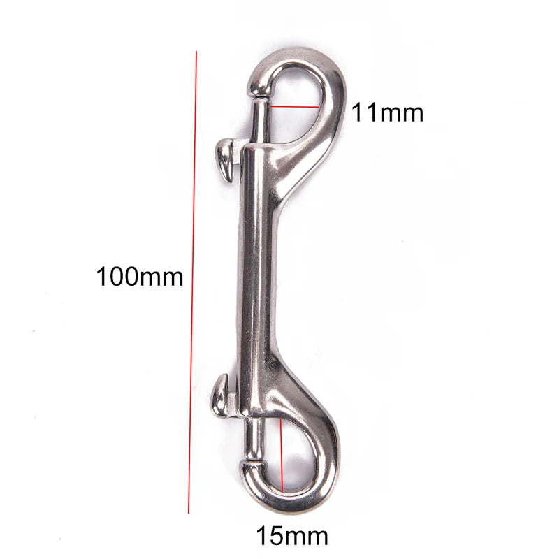 Stainless Steel Scuba Diving Double-Ended Snap Hook