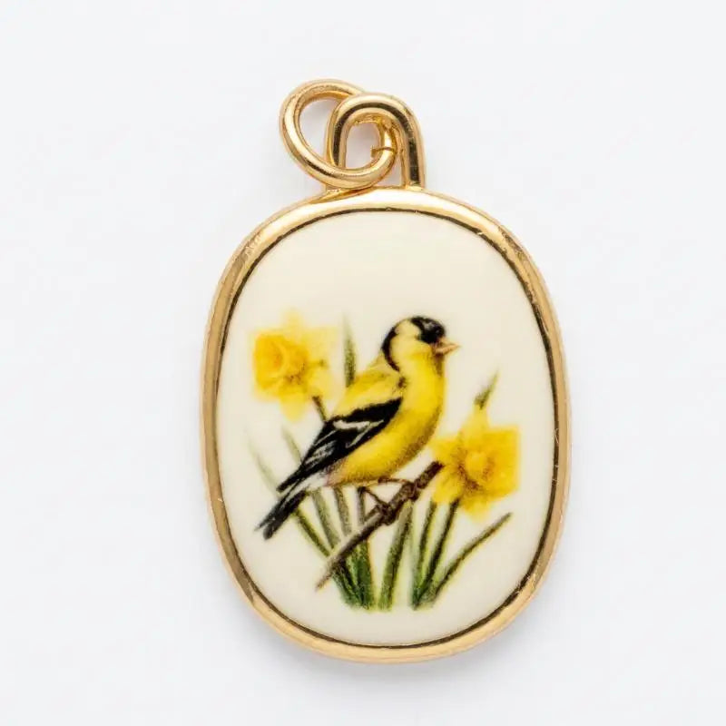 Vintage Oval Enamel Copper Pendants – DIY Jewelry Charms