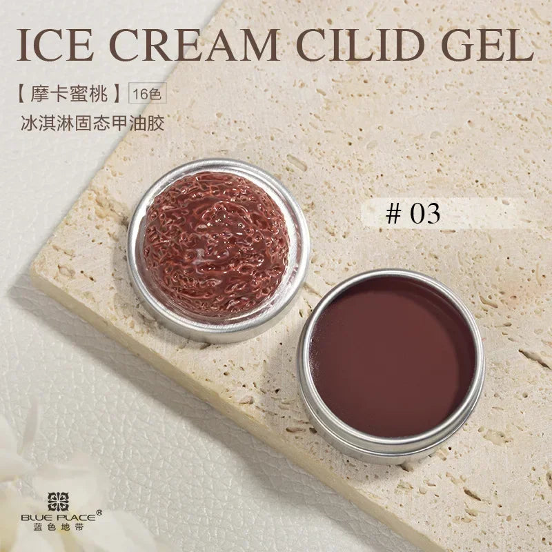 Handaiyan 64 Colors Solid Nail Polish Gel – Ice Cream Texture