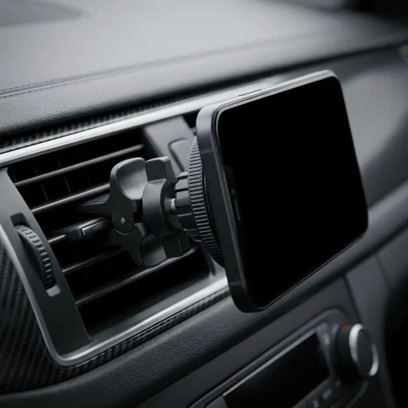 Magnetic Car Phone Holder – 360° Air Vent Mount for All Phones