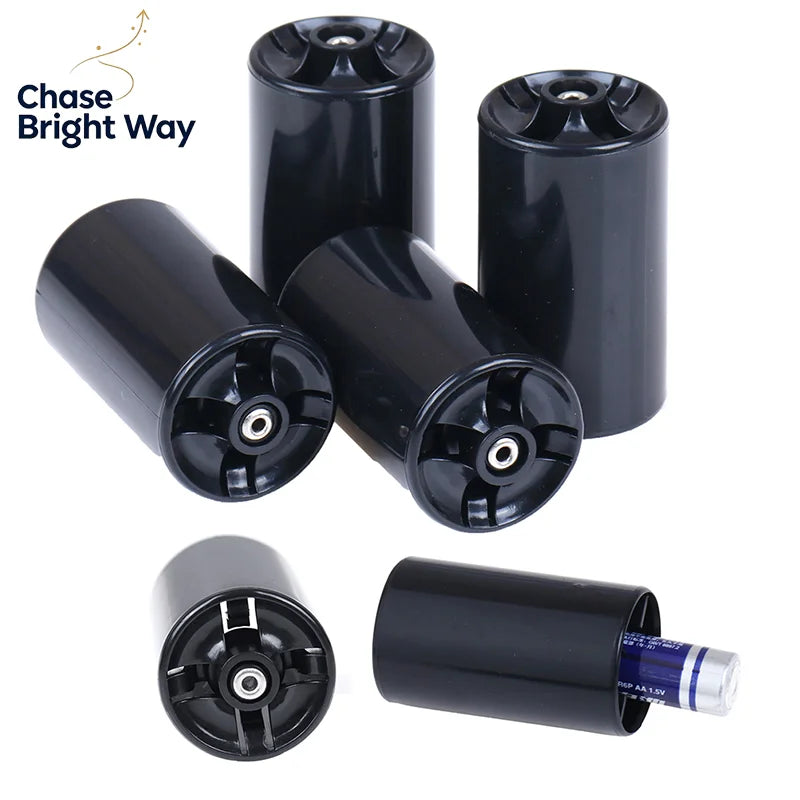 4-Pack AA to D Battery Converter Adapter Holder Cases