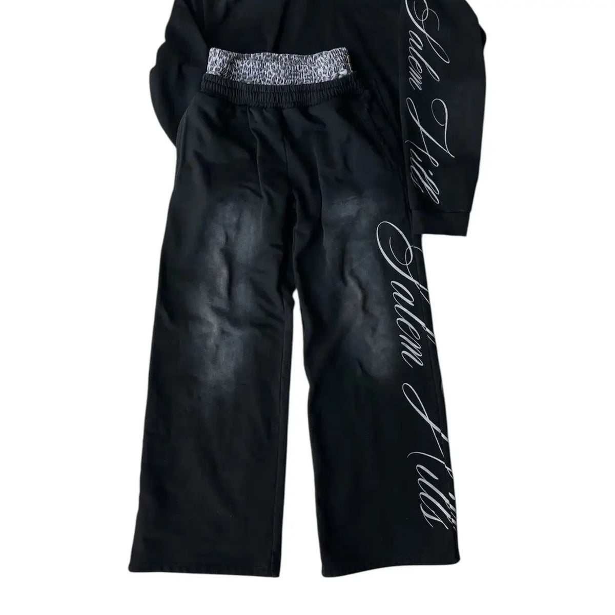 Y2K Punk Printed Hoodie & Sweatpants Set – Women's Loose Fit