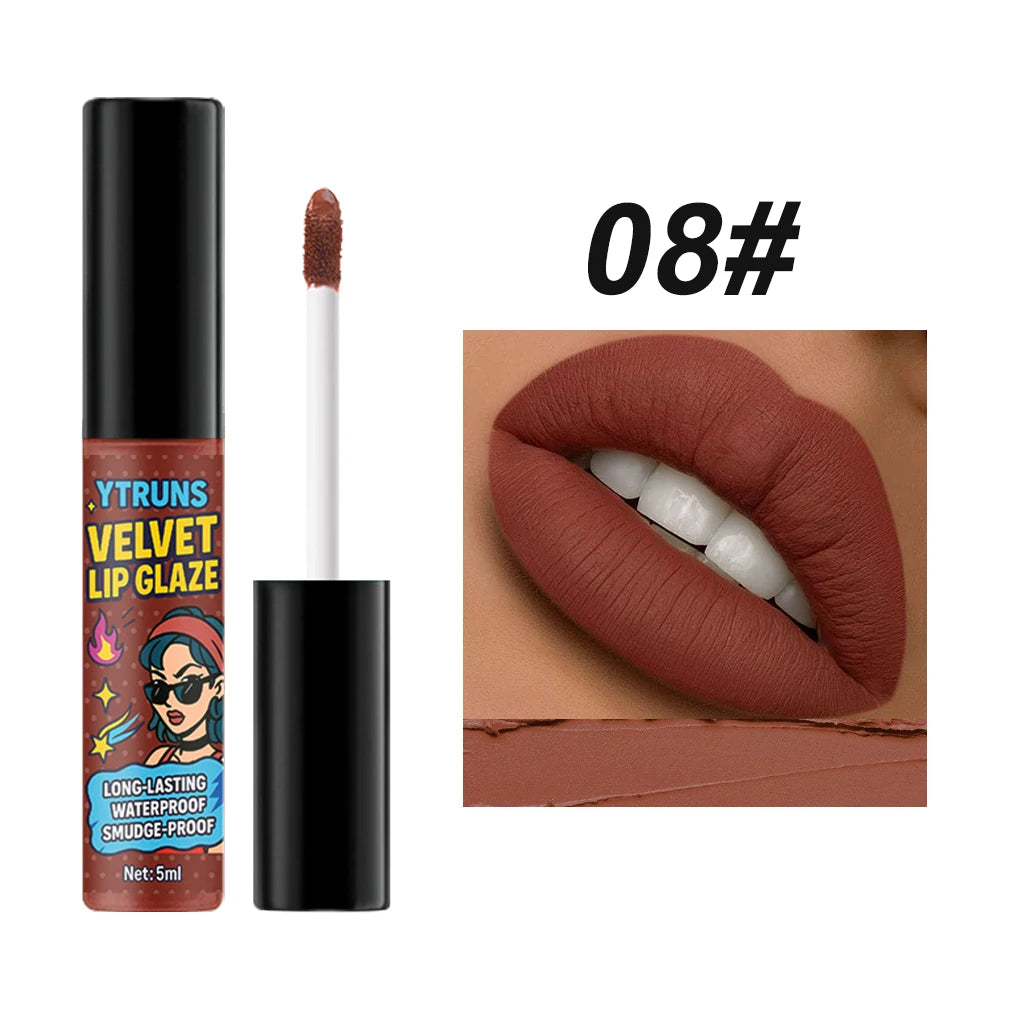 YTRUNS Matte Liquid Lipstick – Waterproof Long-Lasting Lip Tint